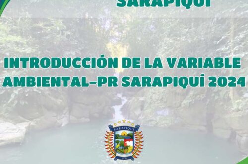 INTRODUCCION DE LA VARIABLE AMBIENTAL-PR SARAPIQUÍ 2024